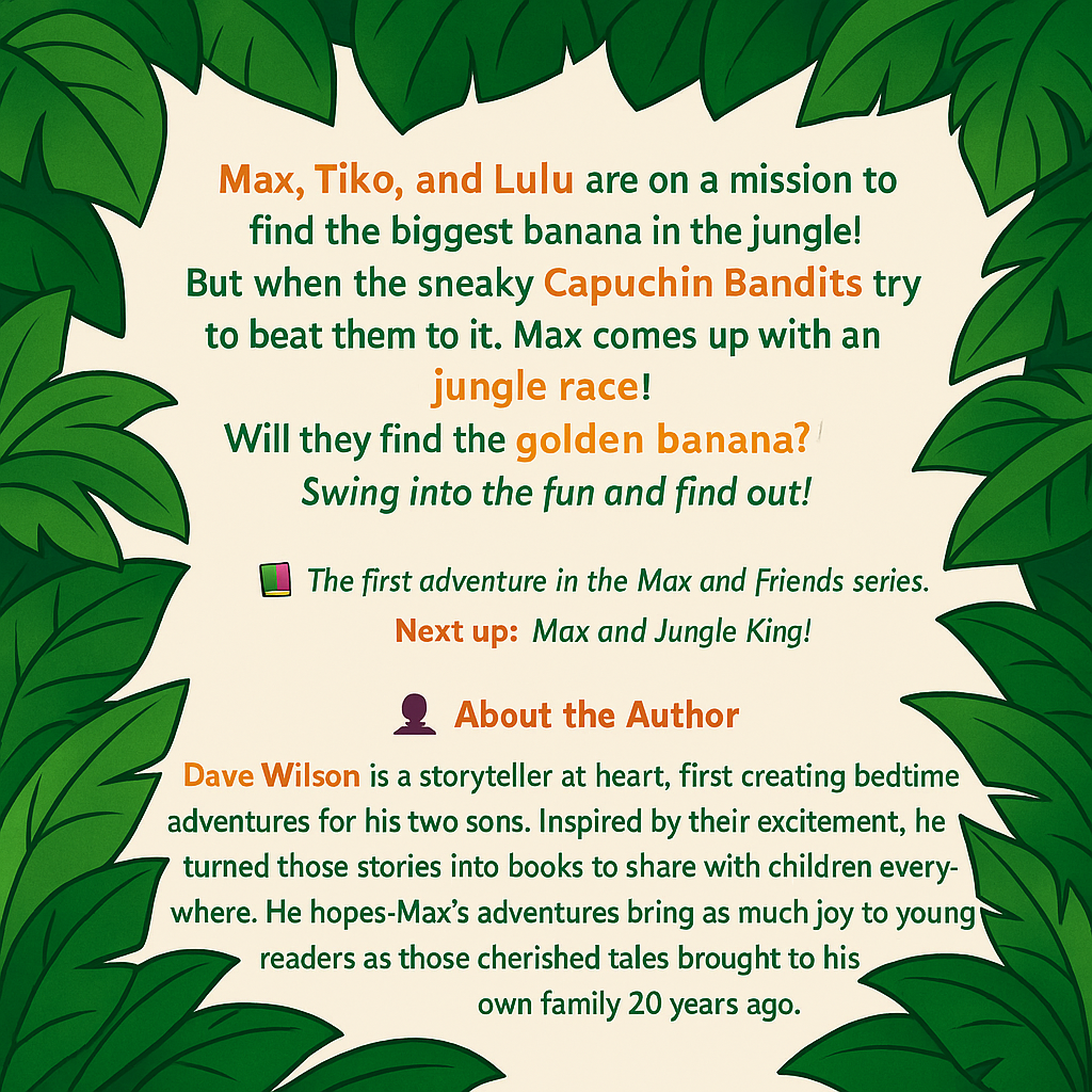 About the Book - Max and Friends